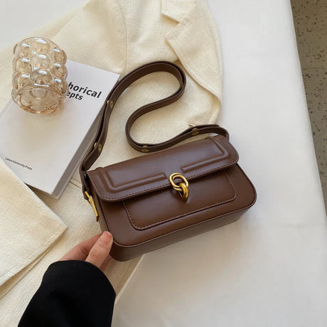 LEFTSIDE Vintage Small PU Leather Armpit Bags for Women 2023 Hit Trend Female Branded Trending Crossbody Bag Underarm Handbag