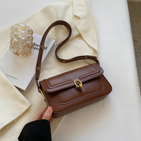 LEFTSIDE Vintage Small PU Leather Armpit Bags for Women 2023 Hit Trend Female Branded Trending Crossbody Bag Underarm Handbag