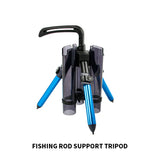 LETOYO ROD STAND 530 Portable Fishing Rod Support Tripod Fishing Rod Lure Box Stand Barrel Holder Pole Accessories Bracket Tools