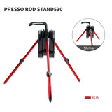 LETOYO ROD STAND 530 Portable Fishing Rod Support Tripod Fishing Rod Lure Box Stand Barrel Holder Pole Accessories Bracket Tools