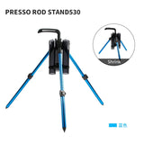 LETOYO ROD STAND 530 Portable Fishing Rod Support Tripod Fishing Rod Lure Box Stand Barrel Holder Pole Accessories Bracket Tools