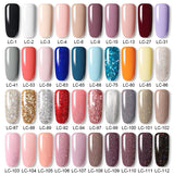 LILYCUTE 112/60/40/20Pcs Colors Gel Nail Polish Set Semi Permanent Soak Off UV Led Nail Art Salon Gel Varnish Hybrid Gel Kit