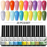 LILYCUTE 112/60/40/20Pcs Colors Gel Nail Polish Set Semi Permanent Soak Off UV Led Nail Art Salon Gel Varnish Hybrid Gel Kit