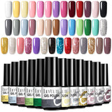 LILYCUTE 112/60/40/20Pcs Colors Gel Nail Polish Set Semi Permanent Soak Off UV Led Nail Art Salon Gel Varnish Hybrid Gel Kit