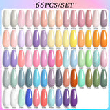 LILYCUTE 112/60/40/20Pcs Colors Gel Nail Polish Set Semi Permanent Soak Off UV Led Nail Art Salon Gel Varnish Hybrid Gel Kit