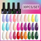 LILYCUTE 112/60/40/20Pcs Colors Gel Nail Polish Set Semi Permanent Soak Off UV Led Nail Art Salon Gel Varnish Hybrid Gel Kit