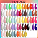 LILYCUTE 112/60/40/20Pcs Colors Gel Nail Polish Set Semi Permanent Soak Off UV Led Nail Art Salon Gel Varnish Hybrid Gel Kit