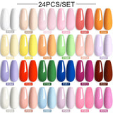 LILYCUTE 112/60/40/20Pcs Colors Gel Nail Polish Set Semi Permanent Soak Off UV Led Nail Art Salon Gel Varnish Hybrid Gel Kit