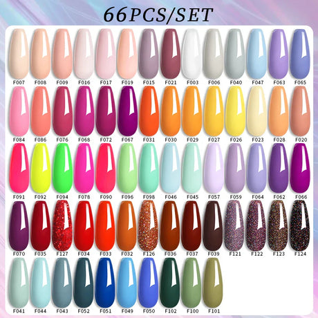 LILYCUTE 112/60/40/20Pcs Colors Gel Nail Polish Set Semi Permanent Soak Off UV Led Nail Art Salon Gel Varnish Hybrid Gel Kit