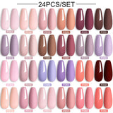 LILYCUTE 112/60/40/20Pcs Colors Gel Nail Polish Set Semi Permanent Soak Off UV Led Nail Art Salon Gel Varnish Hybrid Gel Kit