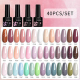 LILYCUTE 112/60/40/20Pcs Colors Gel Nail Polish Set Semi Permanent Soak Off UV Led Nail Art Salon Gel Varnish Hybrid Gel Kit