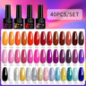 LILYCUTE 112/60/40/20Pcs Colors Gel Nail Polish Set Semi Permanent Soak Off UV Led Nail Art Salon Gel Varnish Hybrid Gel Kit