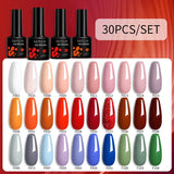 LILYCUTE 112/60/40/20Pcs Colors Gel Nail Polish Set Semi Permanent Soak Off UV Led Nail Art Salon Gel Varnish Hybrid Gel Kit