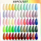 LILYCUTE 112/60/40/20Pcs Colors Gel Nail Polish Set Semi Permanent Soak Off UV Led Nail Art Salon Gel Varnish Hybrid Gel Kit