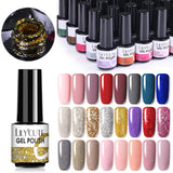 LILYCUTE 112/60/40/20Pcs Colors Gel Nail Polish Set Semi Permanent Soak Off UV Led Nail Art Salon Gel Varnish Hybrid Gel Kit