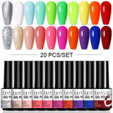 LILYCUTE 112/60/40/20Pcs Colors Gel Nail Polish Set Semi Permanent Soak Off UV Led Nail Art Salon Gel Varnish Hybrid Gel Kit