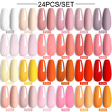 LILYCUTE 112/60/40/20Pcs Colors Gel Nail Polish Set Semi Permanent Soak Off UV Led Nail Art Salon Gel Varnish Hybrid Gel Kit