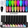 LILYCUTE 112/60/40/20Pcs Colors Gel Nail Polish Set Semi Permanent Soak Off UV Led Nail Art Salon Gel Varnish Hybrid Gel Kit