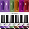 LILYCUTE 6Pcs/Set Nail Gel Polish Summer Neon Colorful Glitter For Manicure Semi Permanent Soak Off Gel UV LED Varnishes Kit