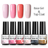 LILYCUTE 6Pcs/Set Nail Gel Polish Summer Neon Colorful Glitter For Manicure Semi Permanent Soak Off Gel UV LED Varnishes Kit