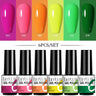 LILYCUTE 6Pcs/Set Nail Gel Polish Summer Neon Colorful Glitter For Manicure Semi Permanent Soak Off Gel UV LED Varnishes Kit