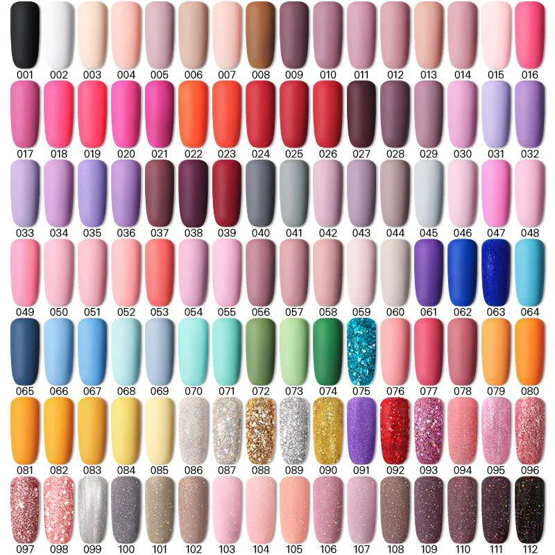 LILYCUTE 6Pcs/Set Nail Gel Polish Summer Neon Colorful Glitter For Manicure Semi Permanent Soak Off Gel UV LED Varnishes Kit