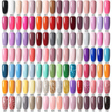 LILYCUTE 6Pcs/Set Nail Gel Polish Summer Neon Colorful Glitter For Manicure Semi Permanent Soak Off Gel UV LED Varnishes Kit