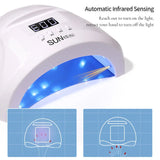 LINMANDA Multifunctional 30 UV LEDs Gel Nail Polish Dryer Lamp 48W Nail Phototherapy Machine Manicure Tool Salon Equipment