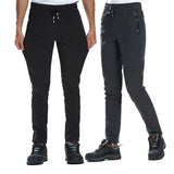 LNGXO Winter Fleece Pants Men Women Outdoor Thermal Unisex Pants Hiking Camping Climbing Trekking Waterproof Windproof Trousers