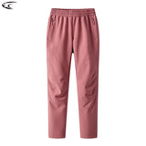 LNGXO Women Winter Hiking Pants Waterproof Warm Fleece Pants Camping Climbing Trekking Skiing Outdoor Sports Softshell Trousers