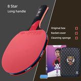 LOKI 9 Star Table Tennis Racket Professional 5+2 Carbon Ping Pong Paddle 6/7/8/9 Star Ultra Offensive with Sticky Rubbers