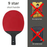 LOKI 9 Star Table Tennis Racket Professional 5+2 Carbon Ping Pong Paddle 6/7/8/9 Star Ultra Offensive with Sticky Rubbers