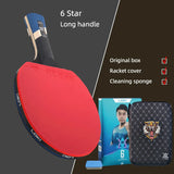 LOKI 9 Star Table Tennis Racket Professional 5+2 Carbon Ping Pong Paddle 6/7/8/9 Star Ultra Offensive with Sticky Rubbers