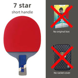 LOKI 9 Star Table Tennis Racket Professional 5+2 Carbon Ping Pong Paddle 6/7/8/9 Star Ultra Offensive with Sticky Rubbers