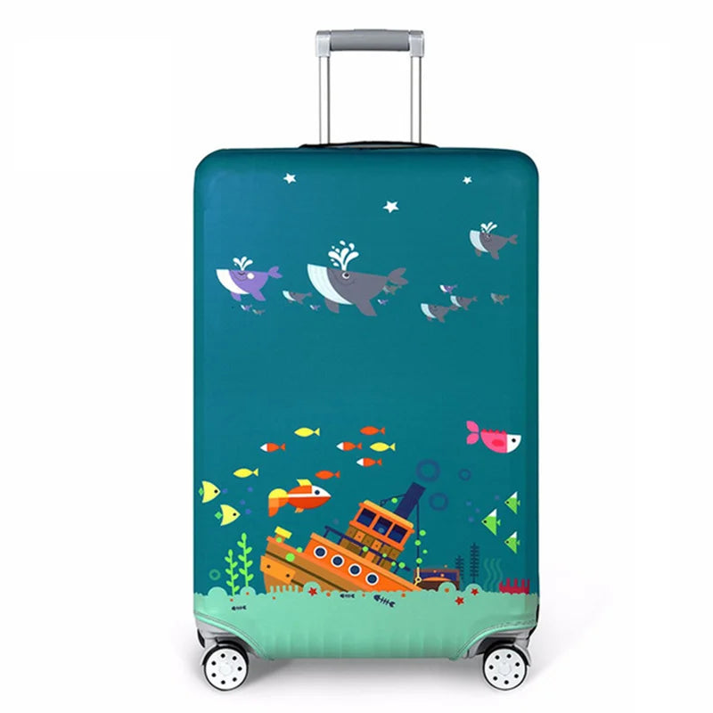 LXHYSJ Elastic Luggage Cover Luggage Protective Covers For 18-32 Inch Trolley Case Suitcase Case Dust Cover Travel Accessories