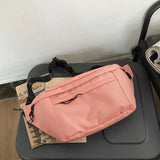 Large Capacity Waist Bag Unisex Fanny Pack Streetwear Chest Bag Hip Hop Banana Bags High Quality Outdoor Big Belt Ms Waist Pack