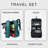 Large Travel Backpack Laptop Bag Women Men Carry On Luggage Students Business Trip USB Charge Extendible 40L Weekender Mochila