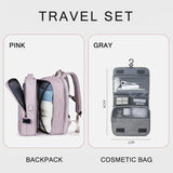 Large Travel Backpack Laptop Bag Women Men Carry On Luggage Students Business Trip USB Charge Extendible 40L Weekender Mochila