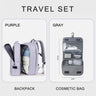 Large Travel Backpack Laptop Bag Women Men Carry On Luggage Students Business Trip USB Charge Extendible 40L Weekender Mochila