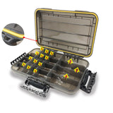 Large-capacity Waterproof Fishing Tackle Box Fishing Accessories Tool Storage Box Fish Hook Fake Bait Storage Box Fishing Suppli