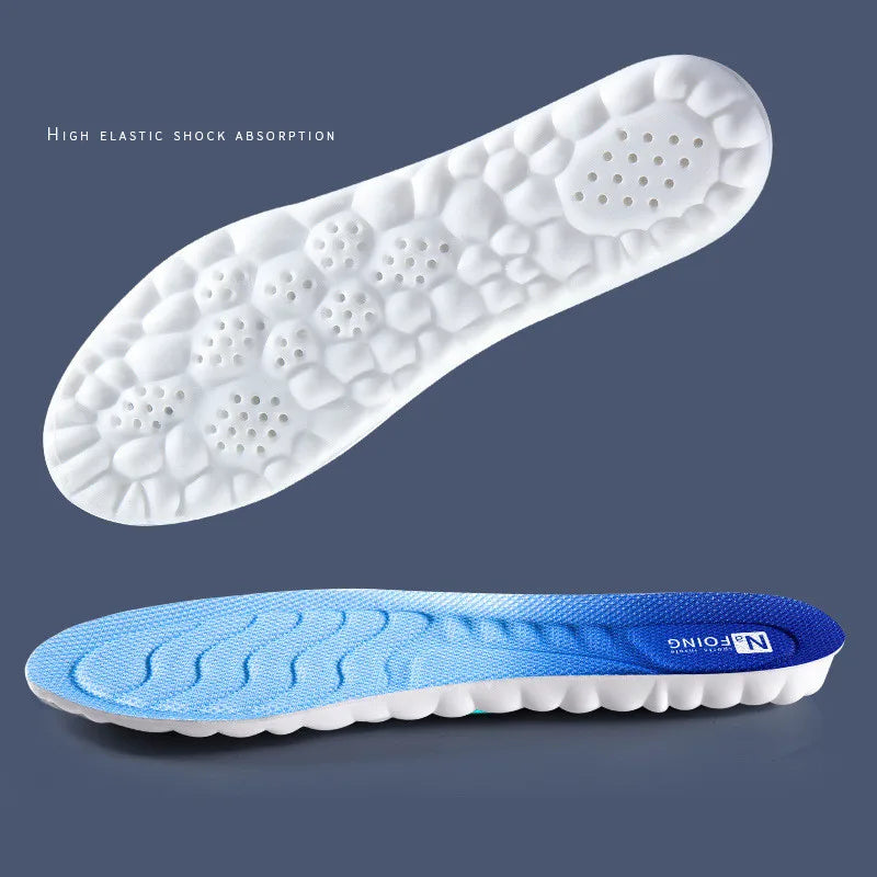 Latex Memory Foam Insoles for Women Men Soft Foot Support Shoe Pads Breathable Orthopedic Sport Insole Feet Care Insert Cushion