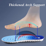 Latex Memory Foam Insoles for Women Men Soft Foot Support Shoe Pads Breathable Orthopedic Sport Insole Feet Care Insert Cushion