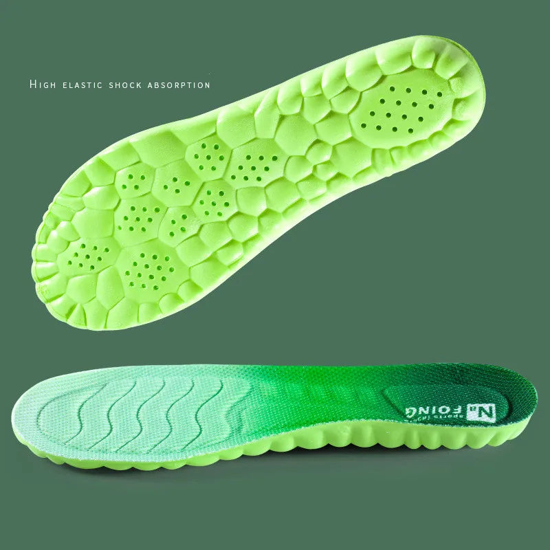 Latex Memory Foam Insoles for Women Men Soft Foot Support Shoe Pads Breathable Orthopedic Sport Insole Feet Care Insert Cushion