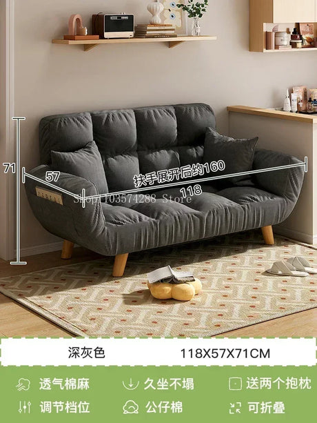 Lazy Couch Sofa Futon Nordic Bedroom Children Recliner Salon Living Room Sofas Bed Theater Modern