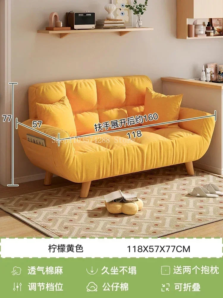 Lazy Couch Sofa Futon Nordic Bedroom Children Recliner Salon Living Room Sofas Bed Theater Modern