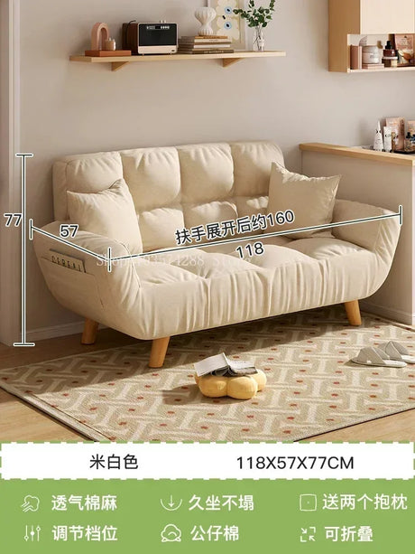 Lazy Couch Sofa Futon Nordic Bedroom Children Recliner Salon Living Room Sofas Bed Theater Modern