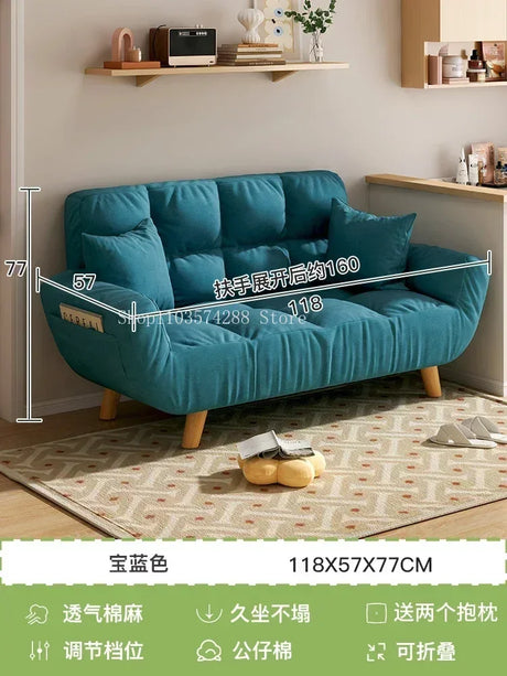 Lazy Couch Sofa Futon Nordic Bedroom Children Recliner Salon Living Room Sofas Bed Theater Modern