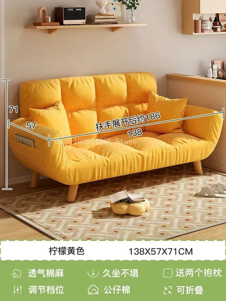 Lazy Couch Sofa Futon Nordic Bedroom Children Recliner Salon Living Room Sofas Bed Theater Modern