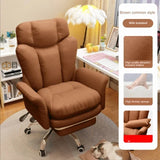 Lazy Sofa Chair Comfortable fluffy Ergonomics Home Computers Bedroom Chair Single Backrest live Broadcast Revolve Office chair