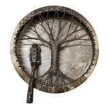 Leather Shaman Durm Spirit Music Handmade Drum Creative Music Instrument Handmade Craft Ornament Exquisite Home Decoration Drum